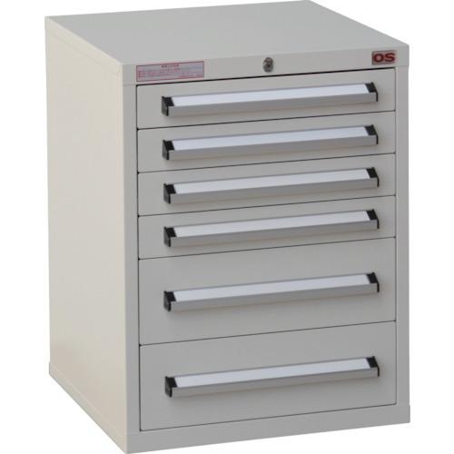 (直送品)OS ミゼットキャビネット 間口418×奥行407×高さ543mm ライトグレー M8-2G