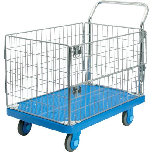 (直送品)カナツー 静音[[R下]]PLA300網樹脂製運搬車 PLA300-AMI-M1