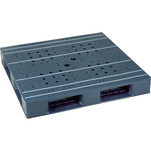 (送料別途)(直送品)リス リサイクルパレット 562964 片面四方差し 黒 HB-D4-1111LH:BK | LiSS