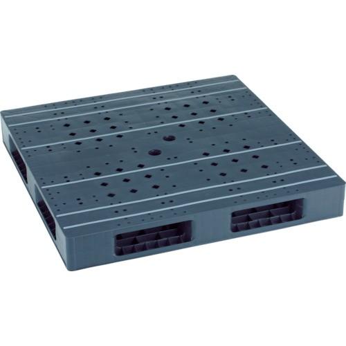 (送料別途)(直送品)リス リサイクルパレット 562940 両面四方差し 黒 HB-R4-1111LH:BK | LiSS