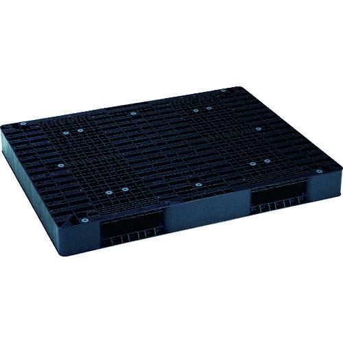 (送料別途)(直送品)リス リサイクルパレット 486154 両面二方差 黒 J-R2-1114:BK | LiSS