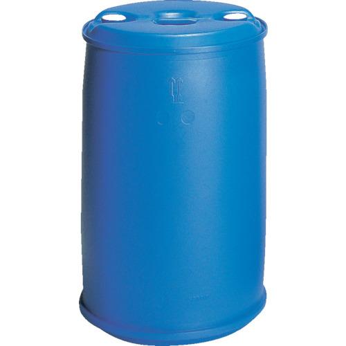(送料別途)(直送品)サンコー 輸送容器 プラスチックドラムクローズタイプ 852002 (持手有)ブルー SKPDC-200L-2-BL | 