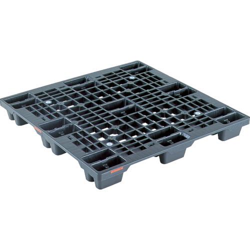 (送料別途)(直送品)サンコー リサイクルプラスチックパレット 812136 黒 SK-SN4-1111-BK | 