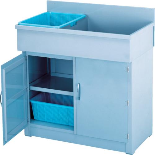 (送料別途)(直送品)新光 塩ビ流し台 (2槽シンク) SN-90W | 