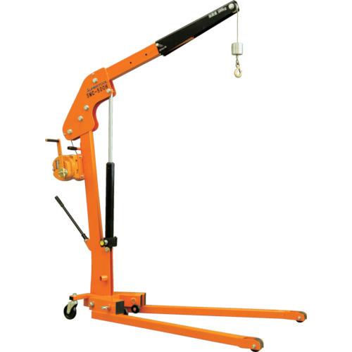 (運賃見積り)(直送品)スーパー マルチクレーン(巻上ウインチ付)つり上げ荷重:1000kg アーム長調節:3段階調節式 SMC1000H