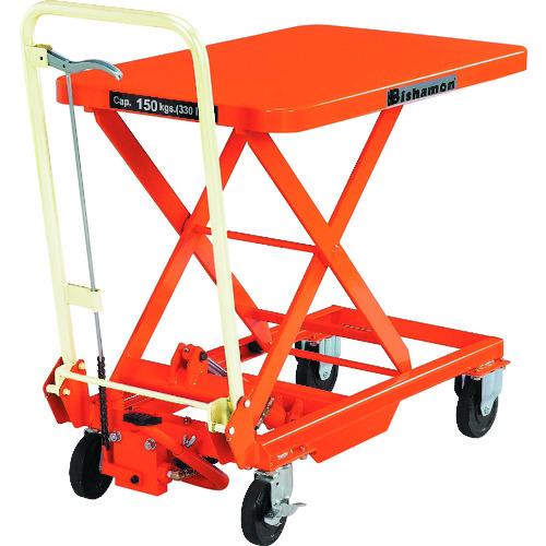 (運賃見積り)(直送品)ビシャモン リフターBX(手動式)(足踏みペダル式) BX-15 | 