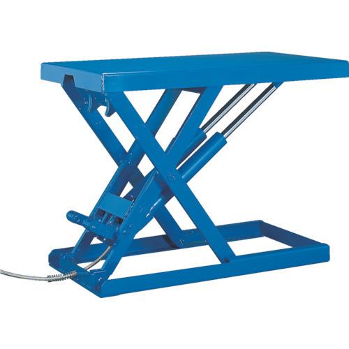 (運賃見積り)(直送品)ビシャモン スーパーローリフト(超低床式) 均等荷重500kg ストローク700mm LX50LB-B