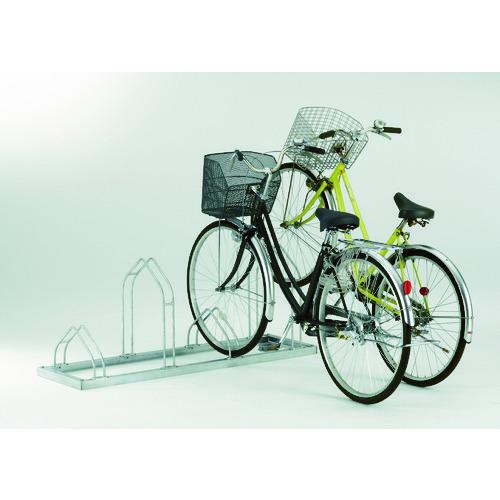 (送料別途)(直送品)ダイケン 平置き自転車ラック前輪差込式サイクルスタンド 4台収容ピッチ400 CS-M4 | DAIKEN