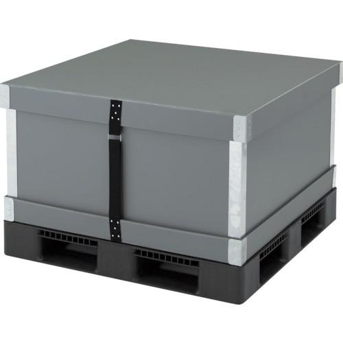 (送料別途)(直送品)西田製凾 再利用型コンテナ「再坊」 間口(mm)1100 奥行(mm) 1100 高さ(mm) 730 SBA-1111-L | 