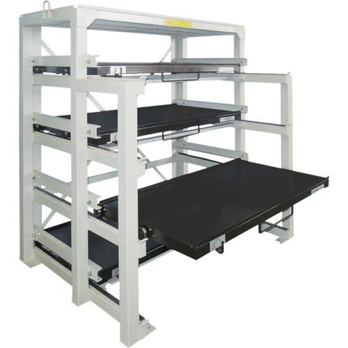 (送料別途)(直送品)日向 フルスライド式収納棚 スライダーラック N5S-1800×800×300H N5S-1800 | 