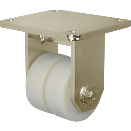 (送料別途)(直送品)シシク 低床重荷重用双輪キャスター 固定 100径 BSD-GSPO-100K | 