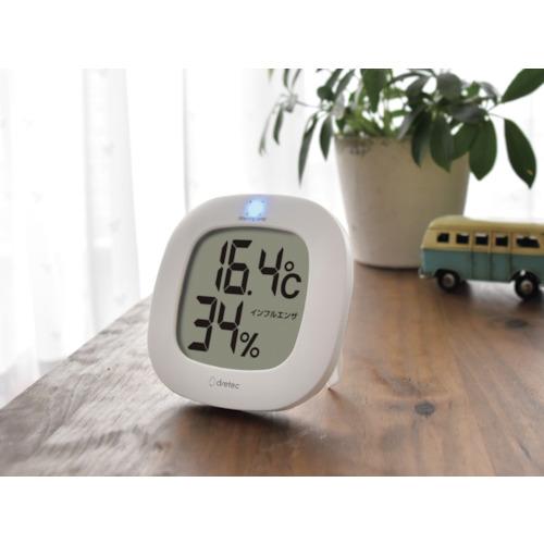 デジタル温湿度計 ルミール ホワイト ホワイト dretec ドリテック O-423WT |  | 03
