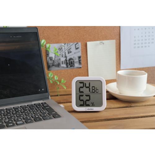 デジタル温湿度計 クラル ホワイト ホワイト dretec ドリテック O-414WT |  | 01