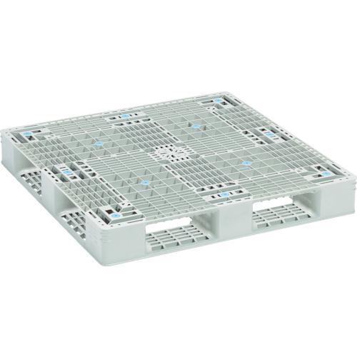 (運賃見積り)(直送品)サンコー プラスチックパレット 845002 グレー SK-GT-1111D4-2-GL | 