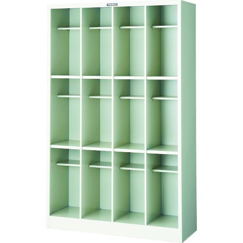 (送料別途)(直送品)TRUSCO 長靴対応オープンシューズケース 12人用 中棚付 NPS12L | TRUSCO中山