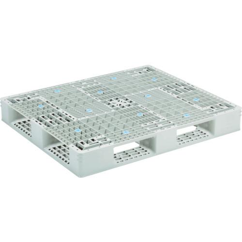 (運賃見積り)(直送品)サンコー プラスチックパレット 845011 グレー SK-GT-1012D4-2-GLA | 