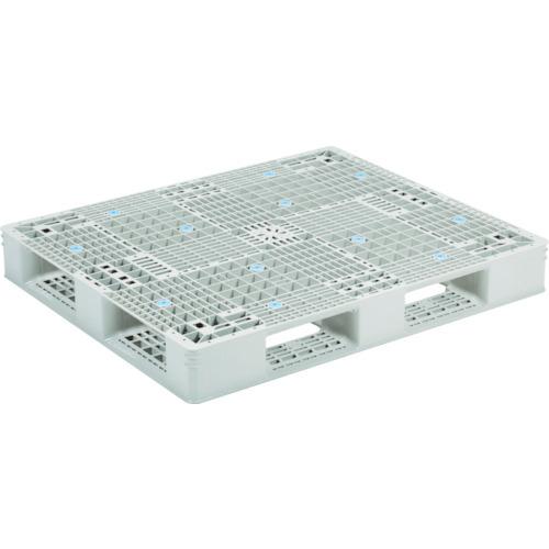 (運賃見積り)(直送品)サンコー プラスチックパレット 845001 グレー SK-GT-1012D4-GLA | 