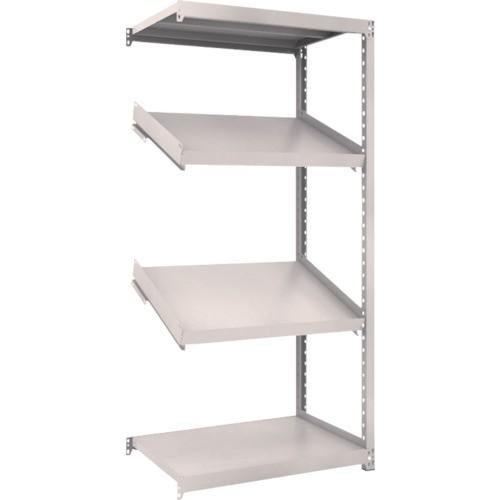 (送料別途)(直送品)TRUSCO スチールラック M2型棚 900X600XH1800 4段 傾斜2段 連結 M2-6364K2B | TRUSCO中山