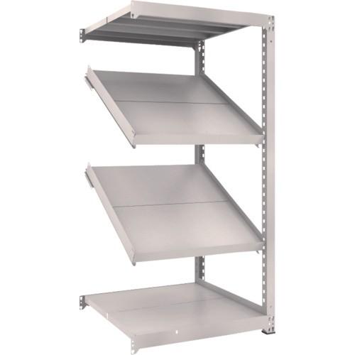 (送料別途)(直送品)TRUSCO スチールラック M3型中量棚 900X921XH1800 4段 傾斜2段 連結 M3-6394K2B
