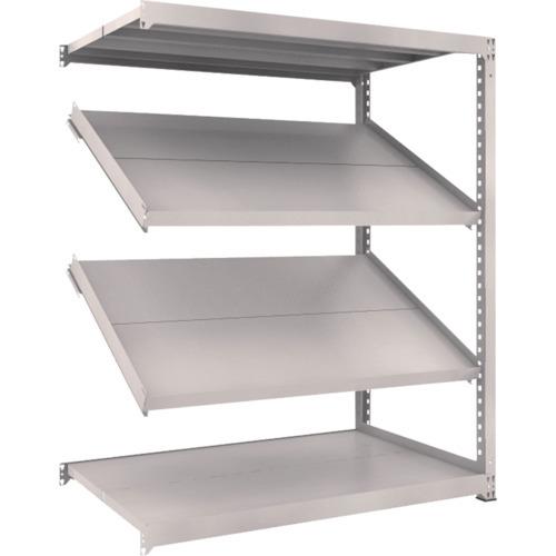 (送料別途)(直送品)TRUSCO スチールラック M3型中量棚 1500X921XH1800 4段 傾斜2段 連結 M3-6594K2B