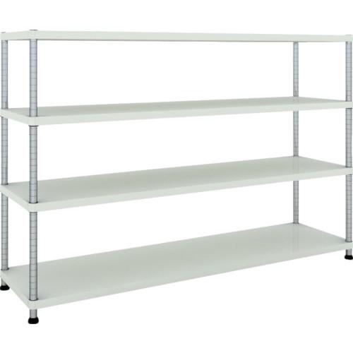 (送料別途)(直送品)TRUSCO スチールラック フェニックスラック 1800X450 4段 W色 抗菌粉体塗装 PER-4644-W