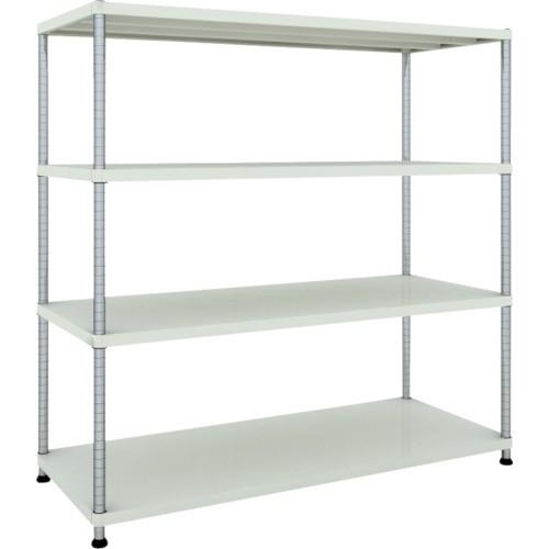 (送料別途)(直送品)TRUSCO スチールラック フェニックスラック 1500X600 4段 W色 抗菌粉体塗装 PER-5564-W