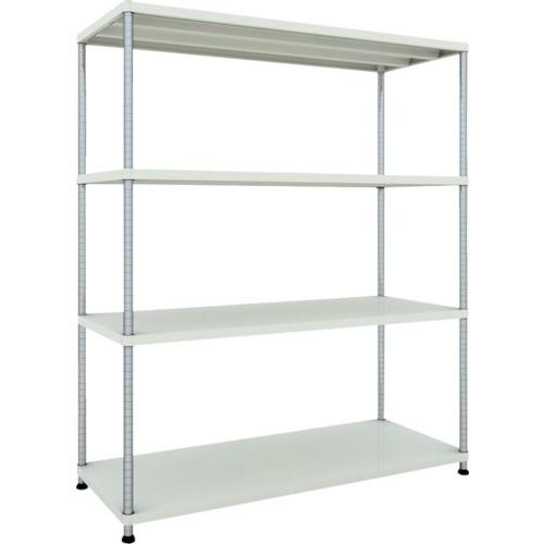 (送料別途)(直送品)TRUSCO スチールラック フェニックスラック 1500X600 4段 W色 抗菌粉体塗装 PER-6564-W