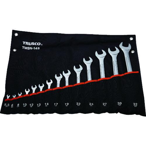 TRUSCO コンビネーションスパナセット(パネルタイプ) (14本組) TMSN-14S | TRUSCO中山
