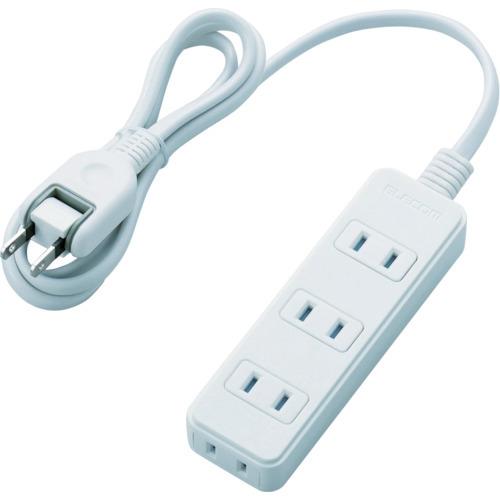 エレコム ほこりシャッター付き電源タップ T-ST02-22410WH | 
