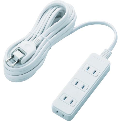 エレコム ほこりシャッター付き電源タップ T-ST02-22450WH | 