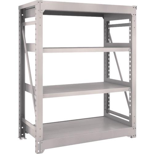(送料別途)(直送品)TRUSCO スチールラック M10型重量棚 1200X620XH1500 4段 単体 ネオグレー M10-5464:NG | TRUSCO中山
