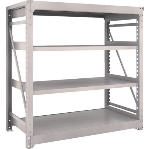 (送料別途)(直送品)TRUSCO スチールラック M10型重量棚 1500X760XH1500 4段 単体 ネオグレー M10-5574:NG | TRUSCO中山
