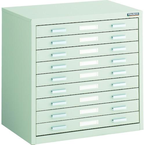 (送料別途)(直送品)TRUSCO マップケース スチール A3X9段 541X360XH541 A3-1W9 | TRUSCO中山