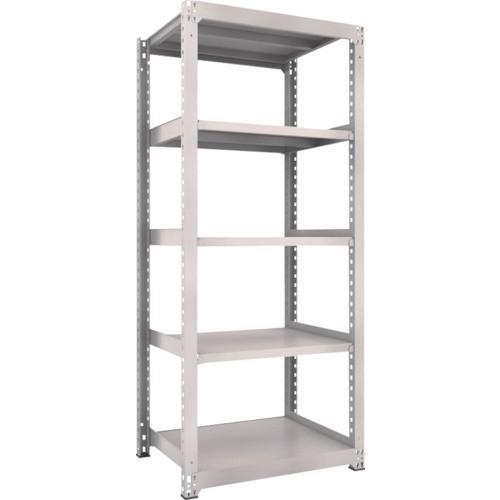(送料別途)(直送品)TRUSCO スチールラック M3型中量棚 900X721XH2100 5段 単体 ネオグレー M3-7375:NG
