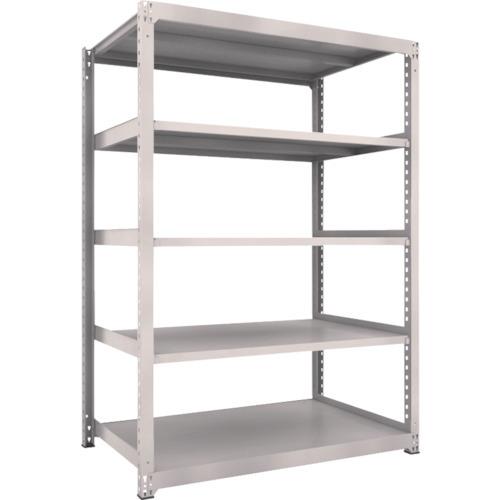 (送料別途)(直送品)TRUSCO スチールラック M3型中量棚 1500X921XH2100 5段 単体 ネオグレー M3-7595:NG