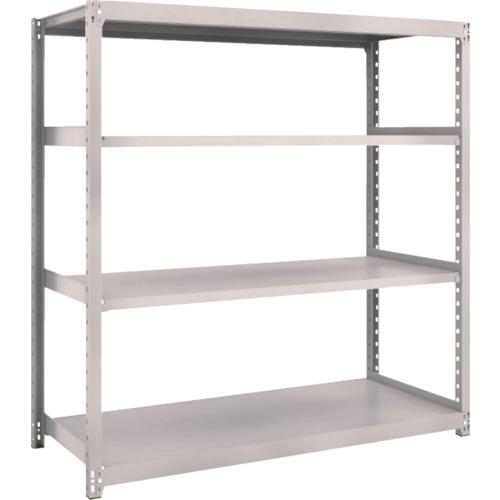 (送料別途)(直送品)TRUSCO スチールラック M2型 W1460×D600×H1500 4段 単体 ネオグレー M2-5564:NG