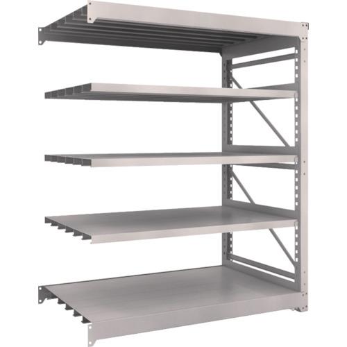 (送料別途)(直送品)TRUSCO スチール製重量ボルト式棚 M10型 W1500×D900×H1815 5段 連結 ネオグレー M10-6595B:NG