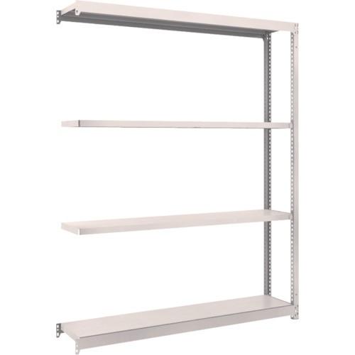 (送料別途)(直送品)TRUSCO スチールラック M1.5型 W1460×D295×H1800 4段 連結 ネオグレー M1.5-6534B:NG