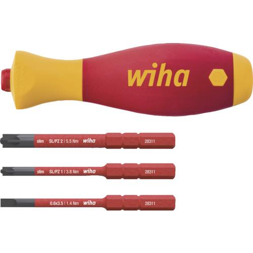 wiha 絶縁スリムバリオ 差替式ドライバーホルダ・ビットセット SB28310301 | Wiha