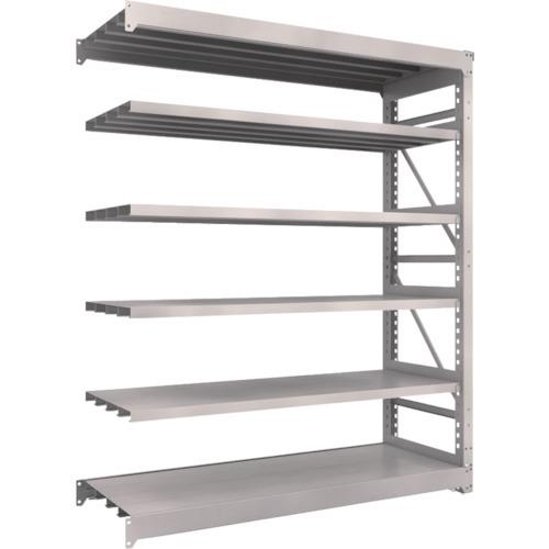 (送料別途)(直送品)TRUSCO スチール製重量ボルト式棚 M10型 W1800×D620×H2115 6段 連結 ネオグレー M10-7666B:NG