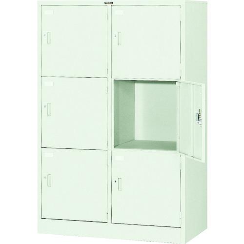 (送料別途)(直送品)TRUSCO 多人数用ロッカー6人用 900X515XH1373 シリンダ錠式 SVG6LA