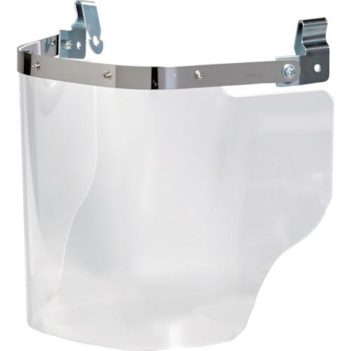 TRUSCO ヘルメット取付型大型防災面 クリア(前面プレートなし) LFS-C | 