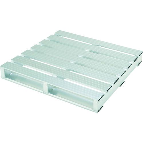 (運賃見積り)(直送品)ピカ アルミパレット PTA型 片面二方差し 1100X1100mm PTA-1111D2