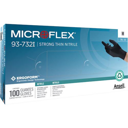 アンセル マイクロフレックス 93-732Ｉ (100枚入) Lサイズ ブラック 93-732I-9 |  | 01