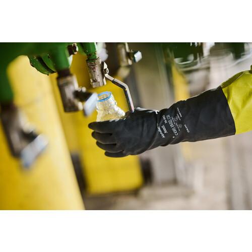 アンセル 耐薬品手袋 アルファテック 38-001 Lサイズ ブラック 38-001-9 |  | 01