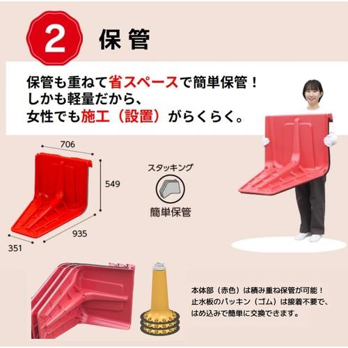 直送品 簡易止水板 プラバリア 延長セット セキスイ 積水 SPBES |  | 05