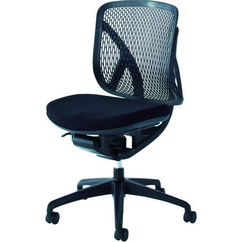 (送料別途)(直送品)イナバ yera ブラックメッシュタイプ ローバック 肘なし ランバーサポート付き ブラック SV0111 | 