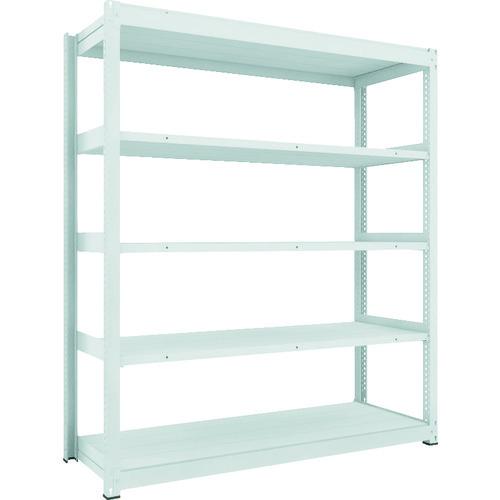 (送料別途)(直送品)TRUSCO TUG型中量ボルトレス棚 600kg 単体型 1255×476×H2100 5段 TUG600-74S-5