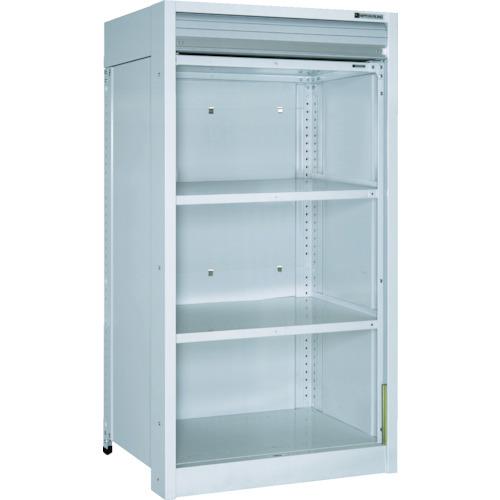 (直送品)TRUSCO 軽中量棚150型 シャッター付棚900×300×H1200 4段 TLA43K-24MG