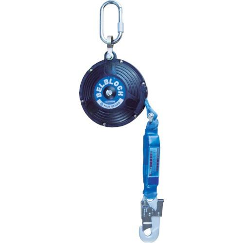 ツヨロン 墜落防止用ブロック ベルト巻取式 ベルブロック(6mタイプショック付き) BB-60-BX | 